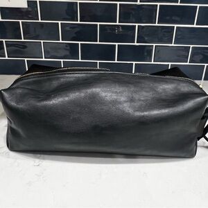 R. Riveter Dopp Black Leather Men's Bag